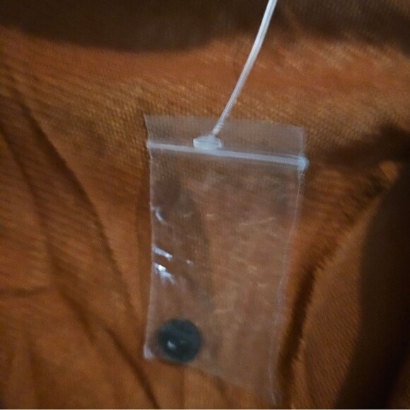 Soft Surroundings Front Tie Swim Coverup in Rust Brown - Picture 4 of 6